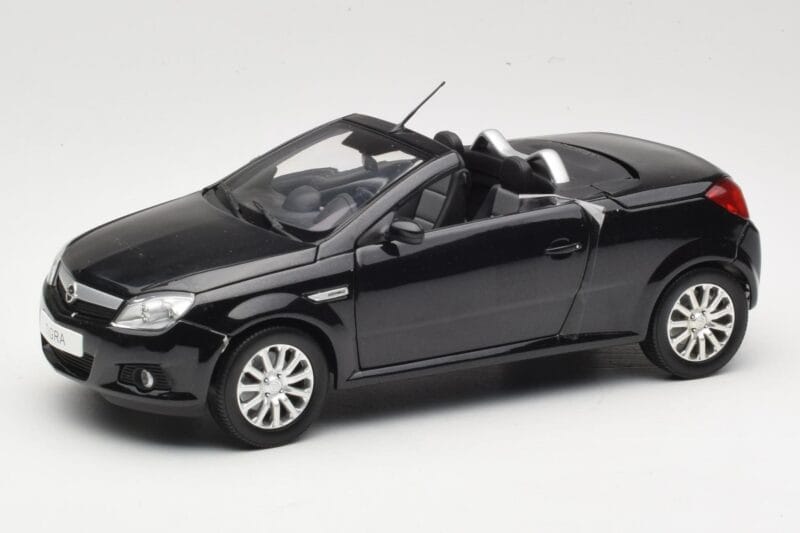 Opel Tigra TwinTop B Čierny Norev 1:18 183600 Kov