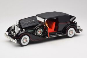Packard Kabriolet Čierny Anson 1:18 30397 Kov – obrázok 2 z 8