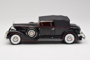 Packard Kabriolet Čierny Anson 1:18 30397 Kov – obrázok 4 z 8