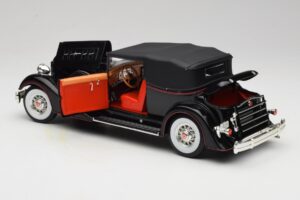 Packard Kabriolet Čierny Anson 1:18 30397 Kov – obrázok 5 z 8
