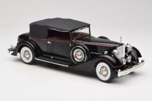 Packard Kabriolet Čierny Anson 1:18 30397 Kov – obrázok 6 z 8