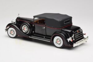 Packard Kabriolet Čierny Anson 1:18 30397 Kov – obrázok 7 z 8