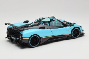 Pagani Zonda Uno Carbon Svetlomodrý Almost Real 1:18 850630001 Kov – obrázok 3 z 8