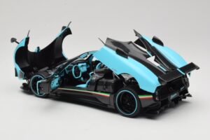 Pagani Zonda Uno Carbon Svetlomodrý Almost Real 1:18 850630001 Kov – obrázok 5 z 8