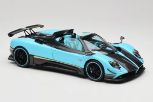Pagani Zonda Uno Carbon Svetlomodrý Almost Real 1:18 850630001 Kov – obrázok 6 z 8