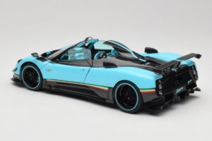 Pagani Zonda Uno Carbon Svetlomodrý Almost Real 1:18 850630001 Kov – obrázok 7 z 8