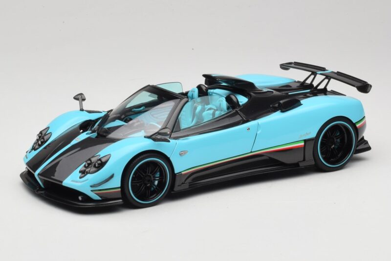 Pagani Zonda Uno Carbon Svetlomodrý Almost Real 1:18 850630001 Kov