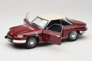 Panhard 24 CT Červený Solido 1:18 1832500 Kov – obrázok 2 z 8