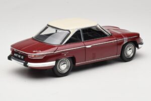 Panhard 24 CT Červený Solido 1:18 1832500 Kov – obrázok 3 z 8