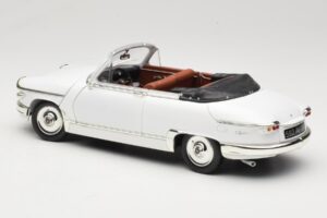 Panhard PL17 Kabriolet Biely Solido 1:18 8174 Kov – obrázok 7 z 8