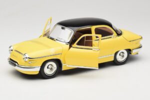 Panhard PL17 Žltý Solido 1:18 8173 Kov – obrázok 2 z 8