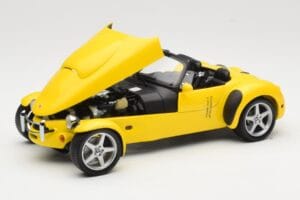 Panoz AIV Roadster Žltý AUTOart 1:18 78213 Kov – obrázok 2 z 8