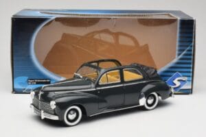 Peugeot 203 Kabriolet Čierny Solido 1:18 8156 Kov – obrázok 8 z 8