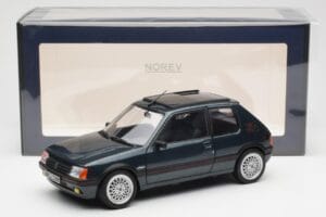 Peugeot 205 GTI 1.9 Magic Sorrento Zelený Norev 1:18 184859 Kov – obrázok 8 z 8
