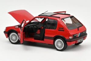 Peugeot 205 GTi 1.9 PTS Deco Vallelunga Červený Norev 1:18 184846 Kov – obrázok 2 z 3