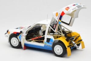 Peugeot 205 T16 #2 A. Vatanen / T. Harryman Rally Monte Carlo 1985 Norev 1:18 184864 Kov – obrázok 5 z 8