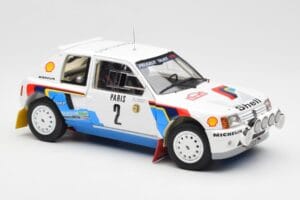 Peugeot 205 T16 #2 A. Vatanen / T. Harryman Rally Monte Carlo 1985 Norev 1:18 184864 Kov – obrázok 6 z 8