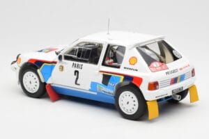 Peugeot 205 T16 #2 A. Vatanen / T. Harryman Rally Monte Carlo 1985 Norev 1:18 184864 Kov – obrázok 7 z 8