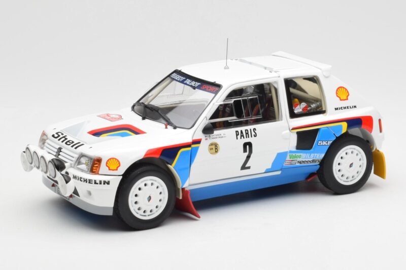 Peugeot 205 T16 #2 A. Vatanen / T. Harryman Rally Monte Carlo 1985 Norev 1:18 184864 Kov