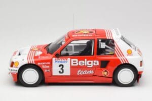 Peugeot 205 T16 #3 B. Darniche / A. Mahe Rally Ypres 1985 IXO 1:18 18RMC135 Kov – obrázok 3 z 6