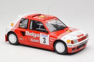 Peugeot 205 T16 #3 B. Darniche / A. Mahe Rally Ypres 1985 IXO 1:18 18RMC135 Kov – obrázok 4 z 6