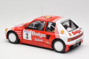 Peugeot 205 T16 #3 B. Darniche / A. Mahe Rally Ypres 1985 IXO 1:18 18RMC135 Kov – obrázok 5 z 6