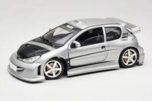 Peugeot 206 MTK Strieborný Solido 1:18 1817 Kov