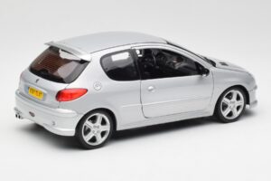 Peugeot 206 RC Aluminium Strieborný Norev 1:18 184726 Kov – obrázok 3 z 8