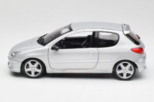 Peugeot 206 RC Aluminium Strieborný Norev 1:18 184726 Kov – obrázok 4 z 8