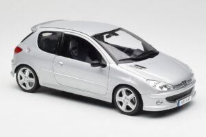Peugeot 206 RC Aluminium Strieborný Norev 1:18 184726 Kov – obrázok 6 z 8