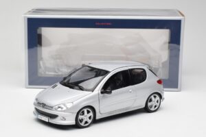 Peugeot 206 RC Aluminium Strieborný Norev 1:18 184726 Kov – obrázok 8 z 8