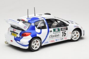 Peugeot 206 WRC #15 G. Panizzi / H. Panizzi WRC 1999 Solido 1:18 9016 Kov – obrázok 3 z 8