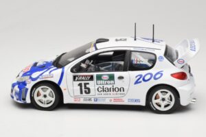 Peugeot 206 WRC #15 G. Panizzi / H. Panizzi WRC 1999 Solido 1:18 9016 Kov – obrázok 4 z 8