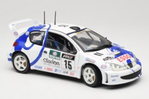 Peugeot 206 WRC #15 G. Panizzi / H. Panizzi WRC 1999 Solido 1:18 9016 Kov – obrázok 6 z 8