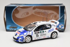 Peugeot 206 WRC #15 G. Panizzi / H. Panizzi WRC 1999 Solido 1:18 9016 Kov – obrázok 8 z 8