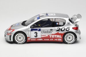 Peugeot 206 WRC #3 G. Panizzi / H. Panizzi Rally Tour de Corse 2002 Otto 1:18 OT1085 Živica – obrázok 3 z 6