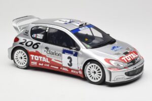 Peugeot 206 WRC #3 G. Panizzi / H. Panizzi Rally Tour de Corse 2002 Otto 1:18 OT1085 Živica – obrázok 4 z 6