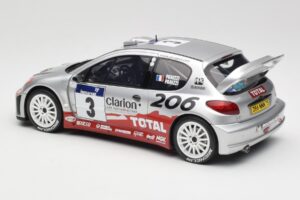 Peugeot 206 WRC #3 G. Panizzi / H. Panizzi Rally Tour de Corse 2002 Otto 1:18 OT1085 Živica – obrázok 5 z 6