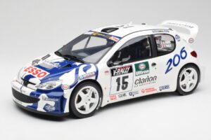 Peugeot 206 WRC G. Panizzi / H. Panizzi Tour de Corse 1999 Otto 1:12 G081 Živica