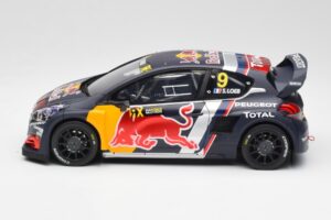 Peugeot 208 WRX #9 S. Loeb World RX of Belgium 2018 Otto 1:18 OT455 Živica – obrázok 3 z 6