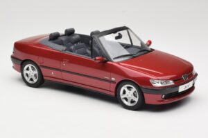 Peugeot 306 Kabriolet Červený Otto 1:18 OT042 Živica – obrázok 4 z 6
