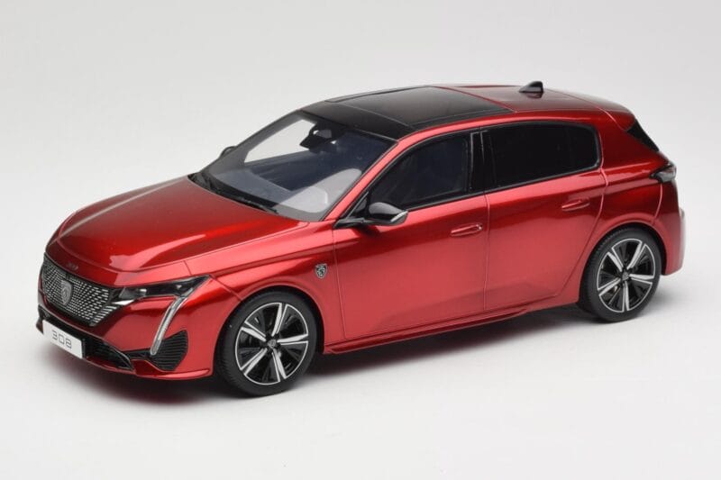 Peugeot 308 GT P5 Elixir Red Otto 1:18 OT1140 Živica
