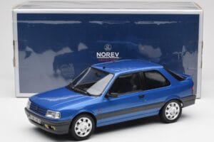 Peugeot 309 GTi16 Miami Modrý Norev 1:18 184881 Kov – obrázok 6 z 6