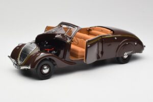 Peugeot 402 Eclipse Čokoládová Norev 1:18 184873 Kov – obrázok 2 z 12