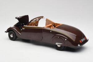 Peugeot 402 Eclipse Čokoládová Norev 1:18 184873 Kov – obrázok 8 z 12