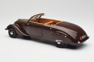 Peugeot 402 Eclipse Čokoládová Norev 1:18 184873 Kov – obrázok 9 z 12