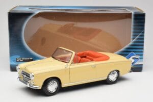 Peugeot 403 Kabriolet Piesková Žltá Solido 1:18 8165 Kov – obrázok 8 z 8