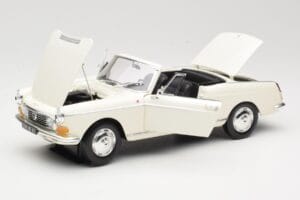 Peugeot 404 Kabriolet Biely Norev 1:18 184746 Kov – obrázok 2 z 8