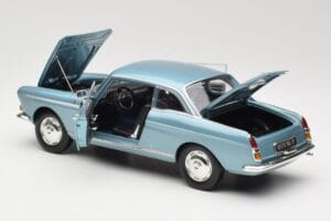 Peugeot 404 Coupe Modrý Norev 1:18 184745 Kov – obrázok 5 z 8