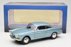 Peugeot 404 Coupe Modrý Norev 1:18 184745 Kov – obrázok 8 z 8